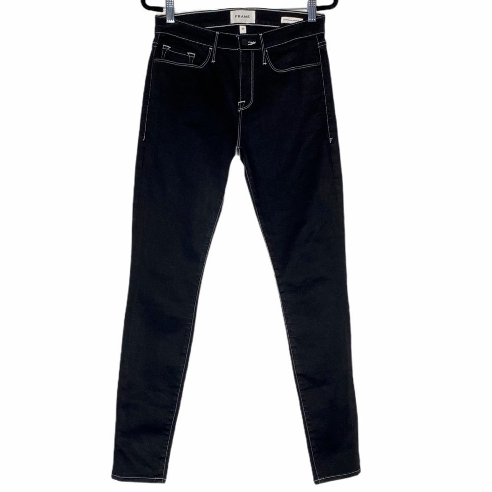 FRAME Le Skinny De Jeanne Crop Jeans Contrast 27